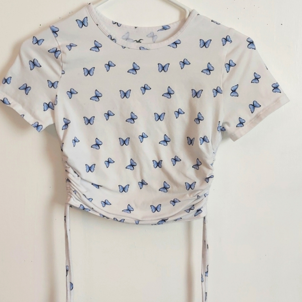 Butterfly crop top